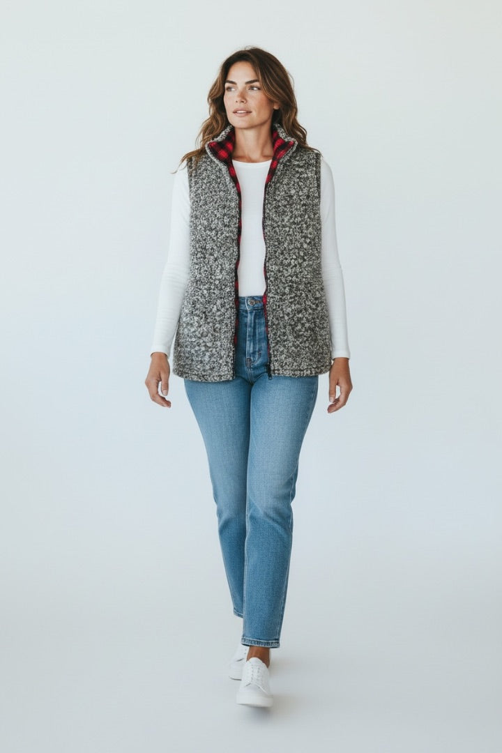 Grey/red/black No Name Brand Women-Tops, Unknown