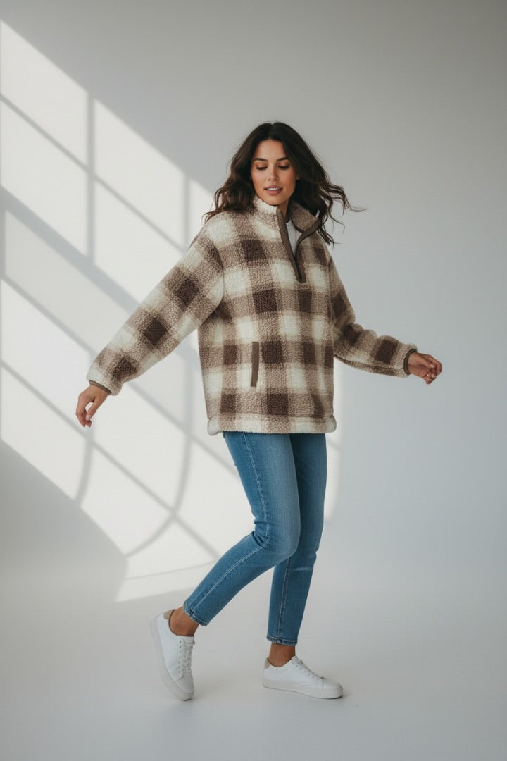 Taupe/cream Maurice’s Women-Tops, Medium