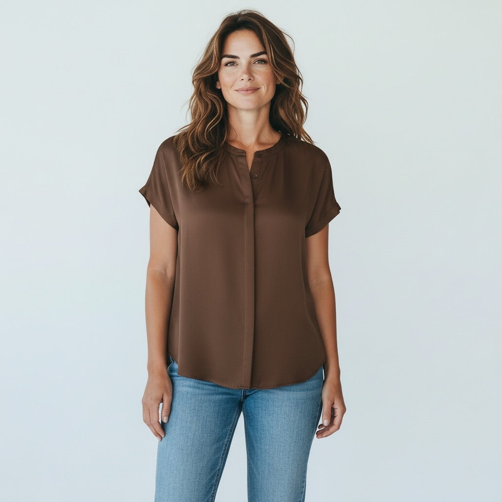 Brown Old Navy Men-Top, Medium