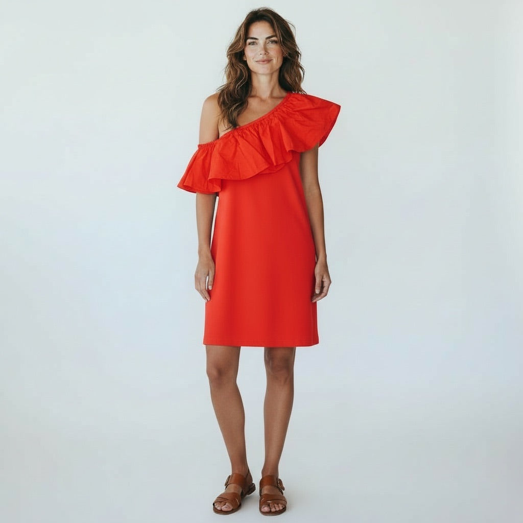 Coral A New Day Women-Dresses/Rompers, Medium