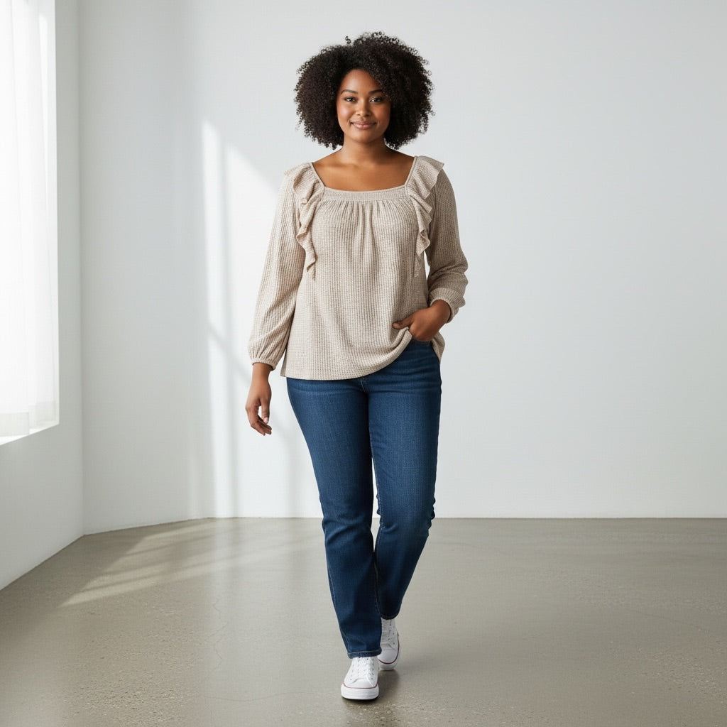 Beige Hailey & Co Women-Tops, XL