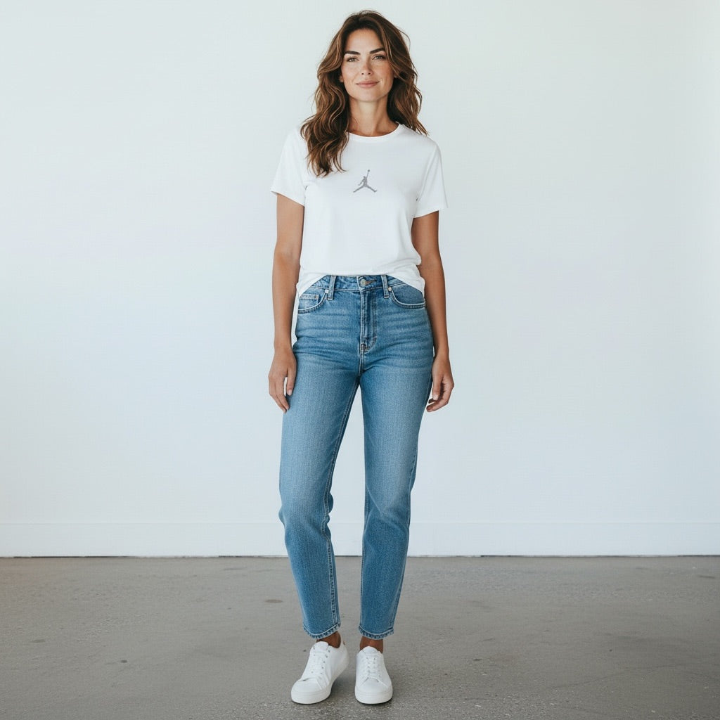 White Air Jordan Women-Tops, Small