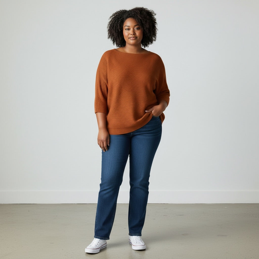 Rust/Brown Vila Milano Women-Tops, 2XL