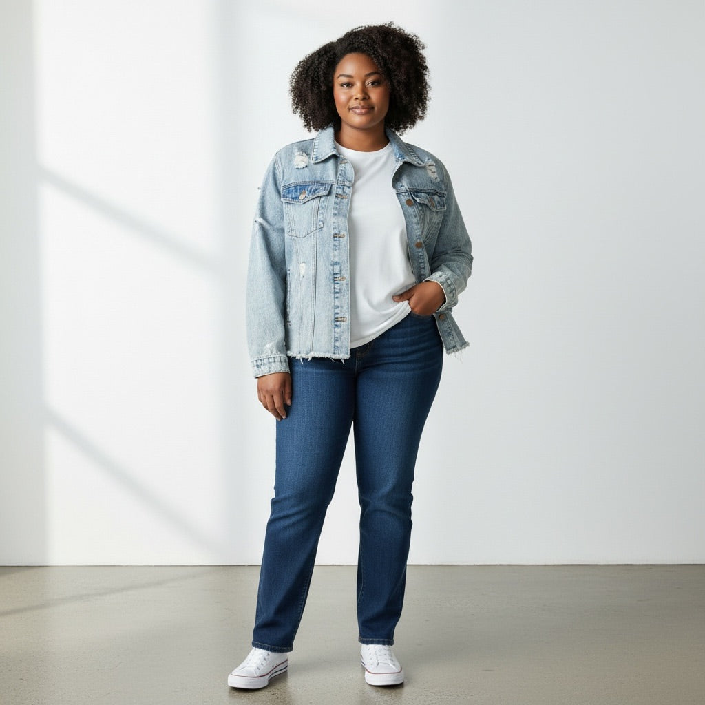 Denim Unknown Women-Tops, Latge