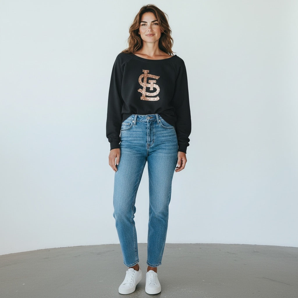Black/Sequin ‘47 Women-Tops, Medium