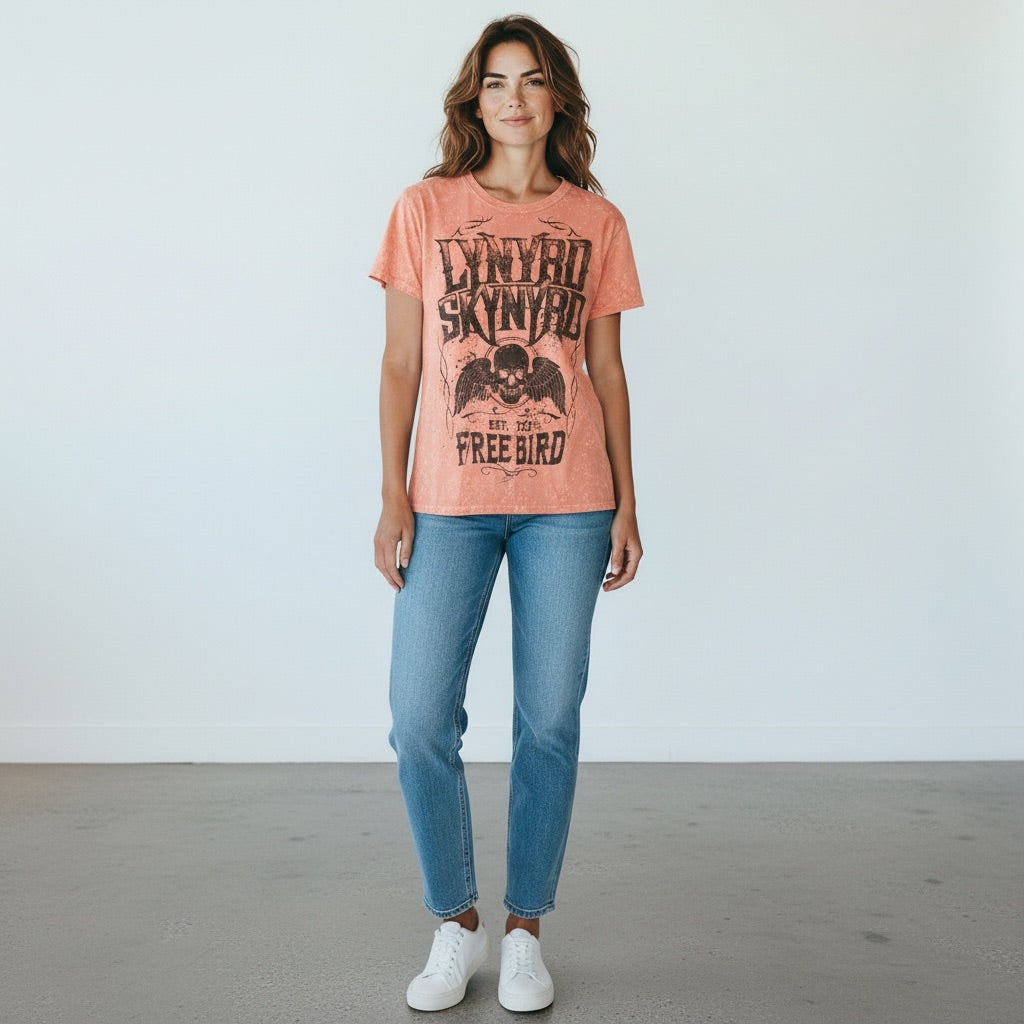 Peach-Avid wash  Women-Tops, Extra Small