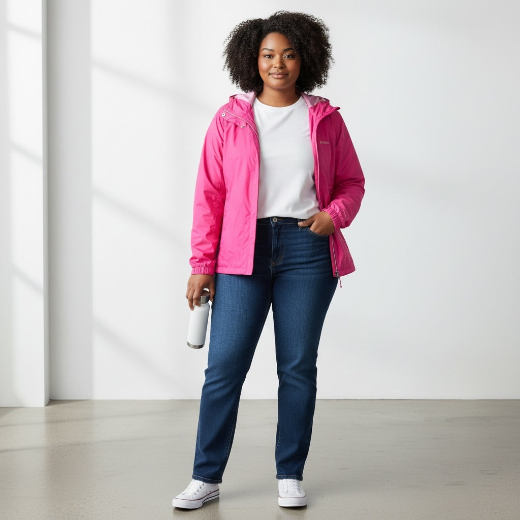 Hot pink Columbia Women-Outerwear, 3XL