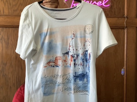 Paris Vintage Graphic Allison Daley Women-Tops, m