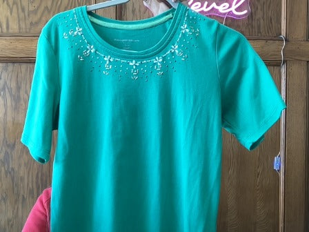 Green Allison Daley Women-Tops, Medium