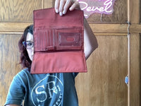 Tan Fossil wallet