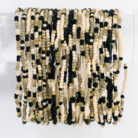 Assorted 2mm Stretch Seed Bead Bracelets
