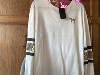 White Pink Women-Tops, Medium