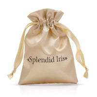 Splendid Iris Satin Logo Pouch