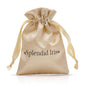 Splendid Iris Satin Logo Pouch