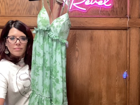 Green No Brand Women-Dresses/Rompers, Medium
