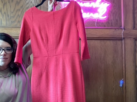red Boden dress, 6