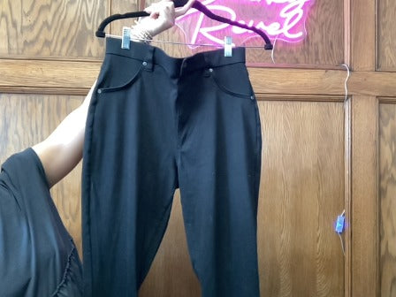 Black Jean Hue Women-Bottoms, Large