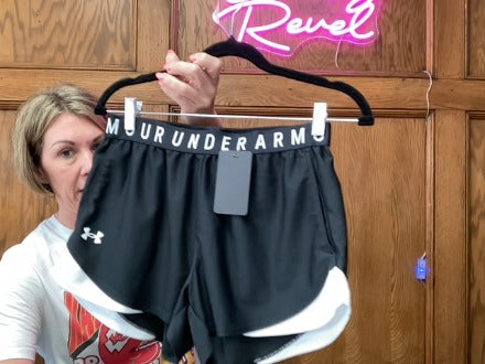 Black Under Armour Women-Bottoms, Medium