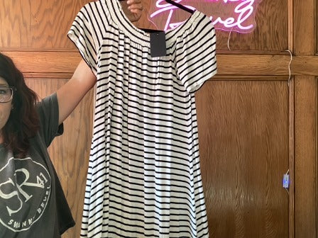 Black/White Mossimo dress, Large