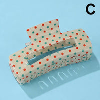 Holiday & Christmas Tree Stripe Hair Claw Clips | 40H1125