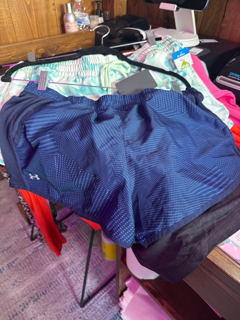 Blue Under Armour Women-Bottoms, Large