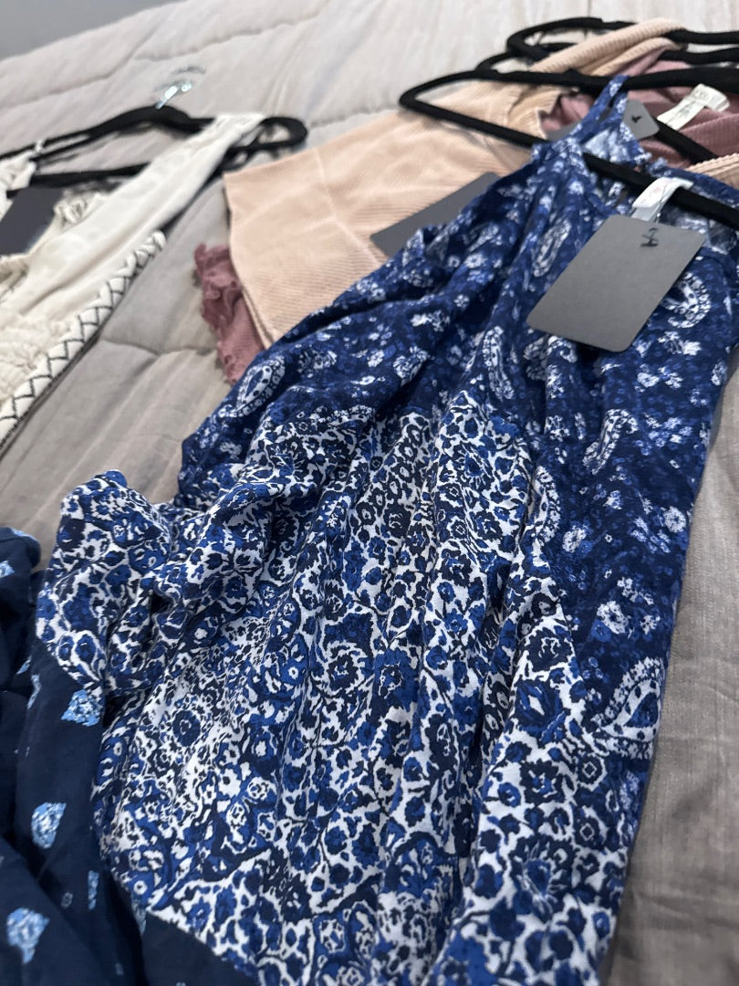 Navy Xhiliration Women-Dresses/Rompers, Medium