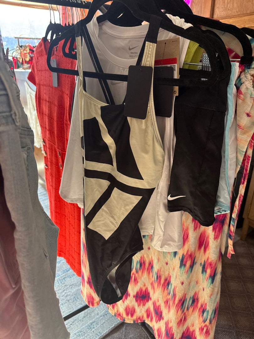Black/White Adidas Swimsuit, 10