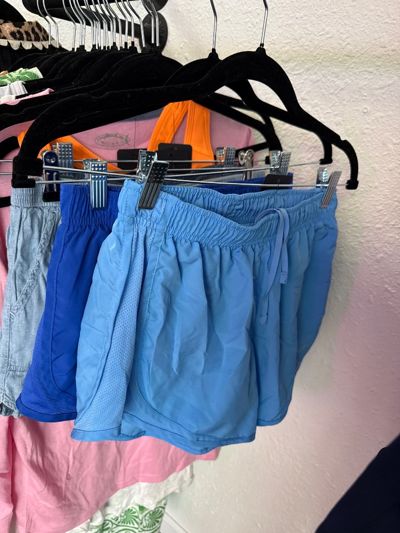 Baby Blue Nike Women-Bottoms, XS