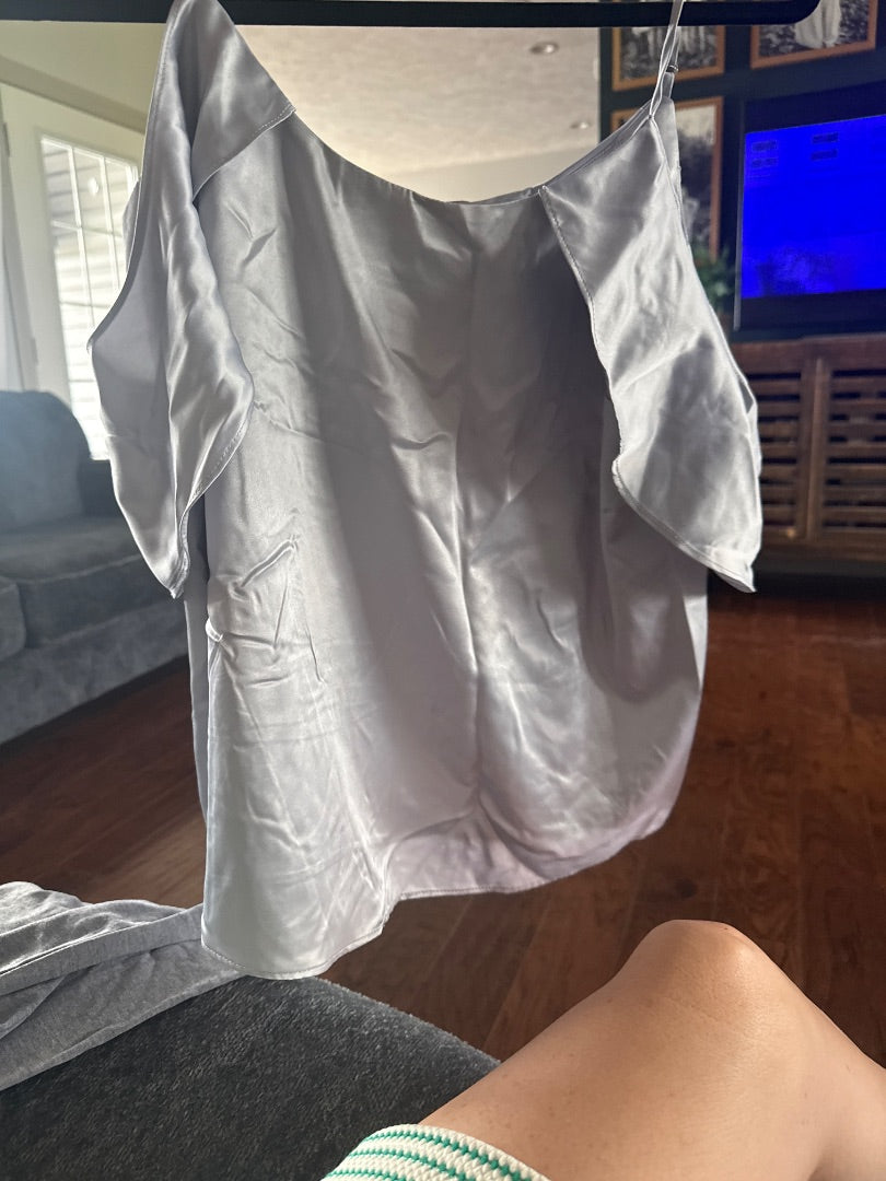 Silver LC Lauren Conrad Women-Tops, Small