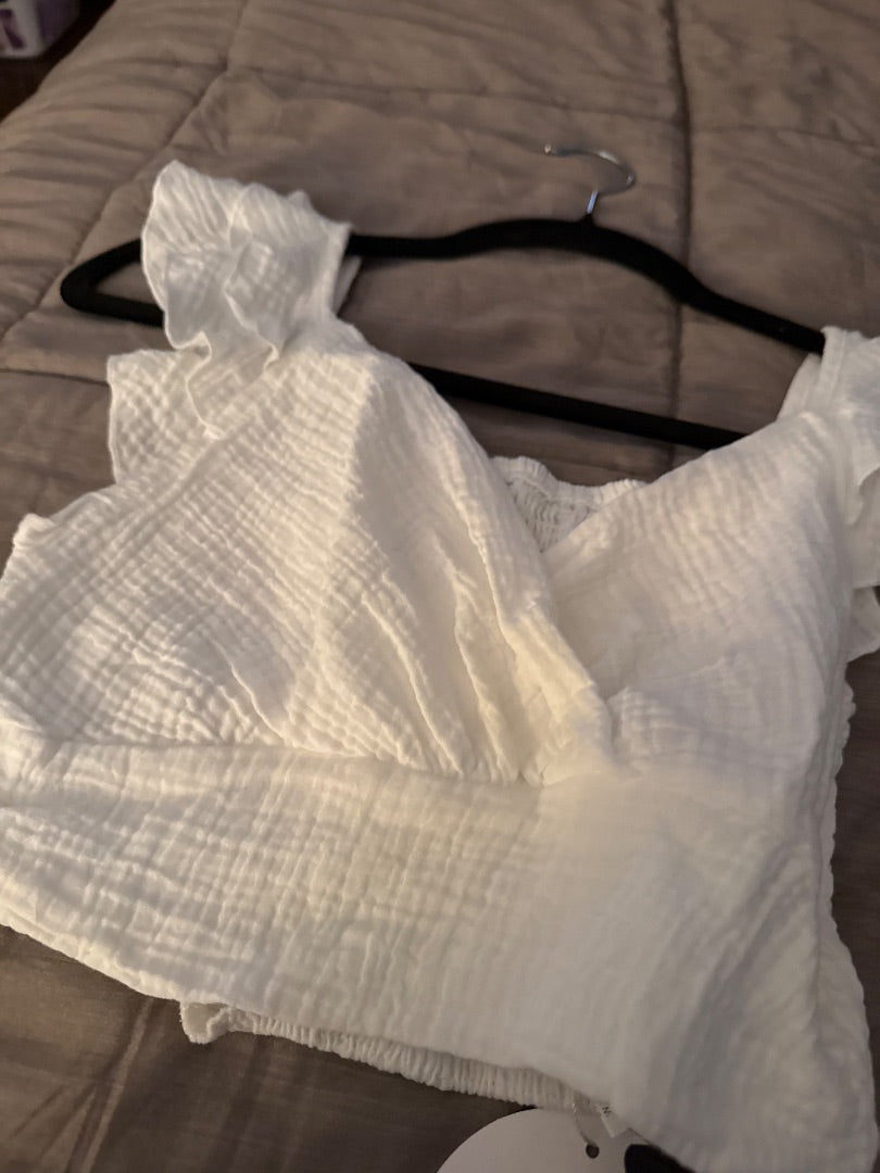 White Shein Women-Tops, 4