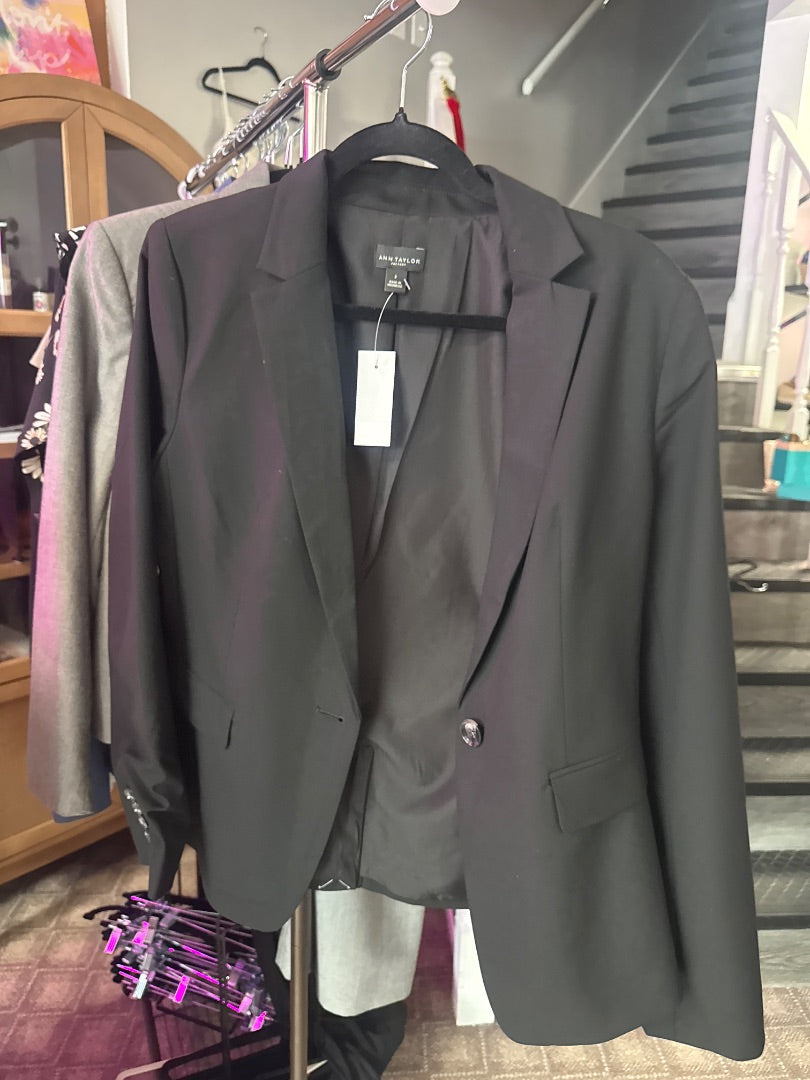 Black Ann Taylor Women-Outerwear, 8