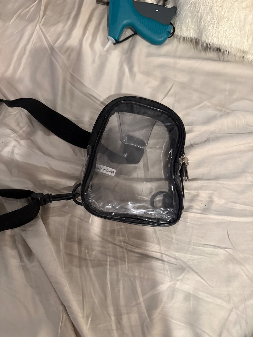 Clear/Black Clear Bag Women-Accessories/Purses