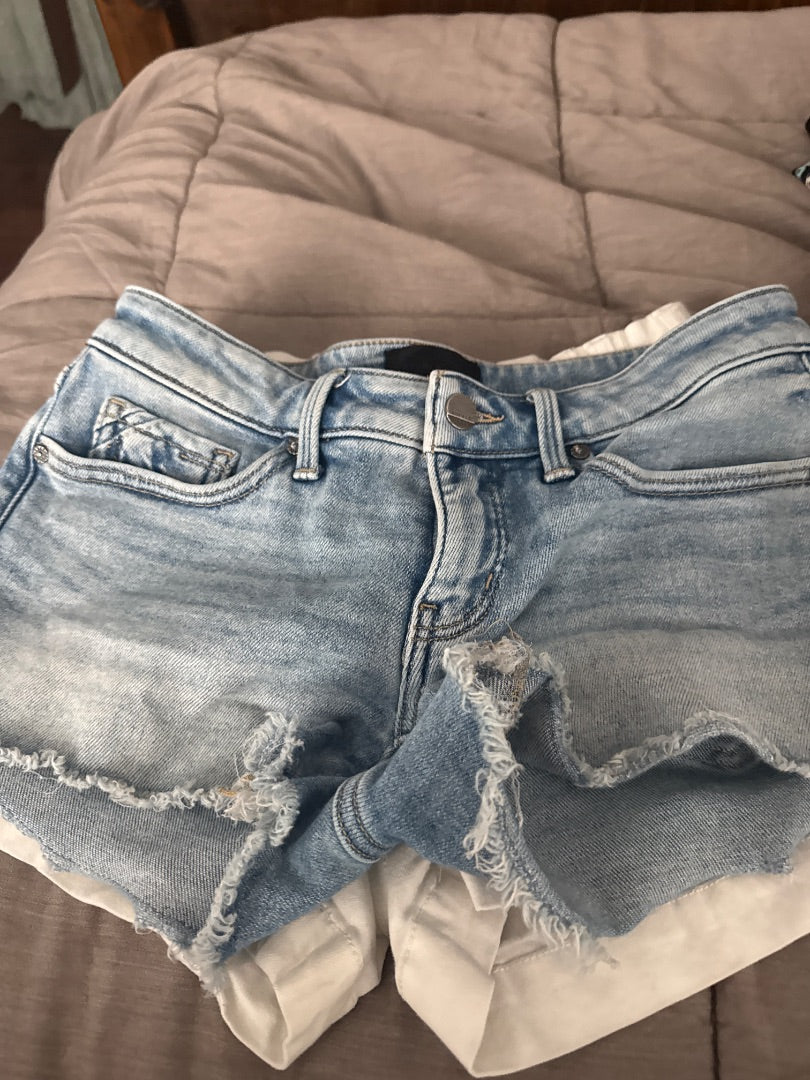 Denim Buckle Black Women-Bottoms, 26
