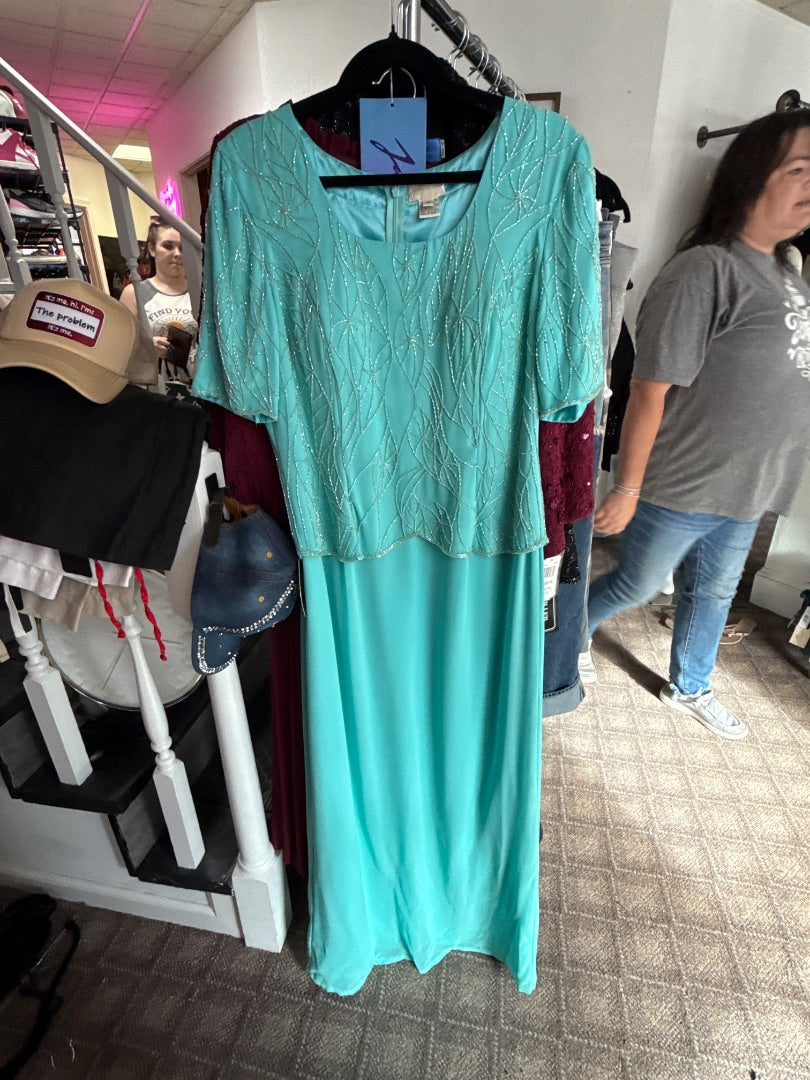 Teal Cassandra Story Women-Dresses/Rompers, 14