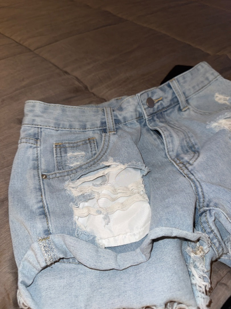 Light Denim Shein Women-Bottoms, 26