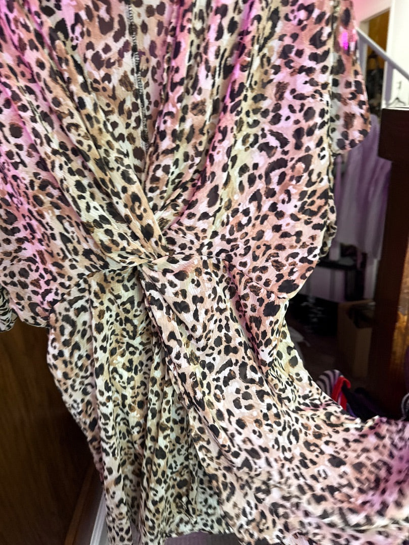 Leopard Time and Tru Swimsuit cover, Large