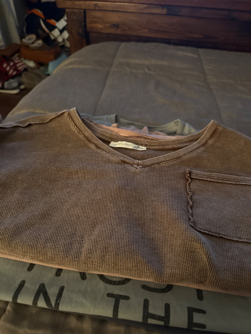 Brown Altered State Women-Tops, XS