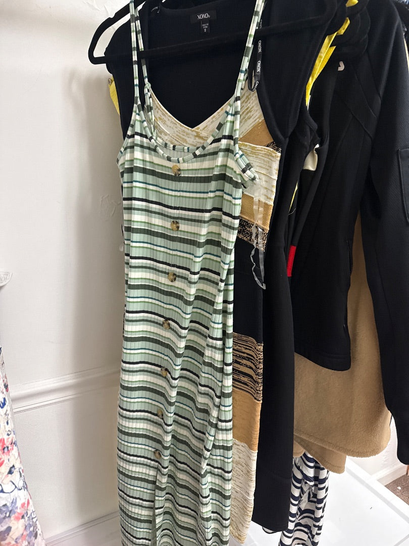 Green stripped No Boundaries Women-Dresses/Rompers, 3