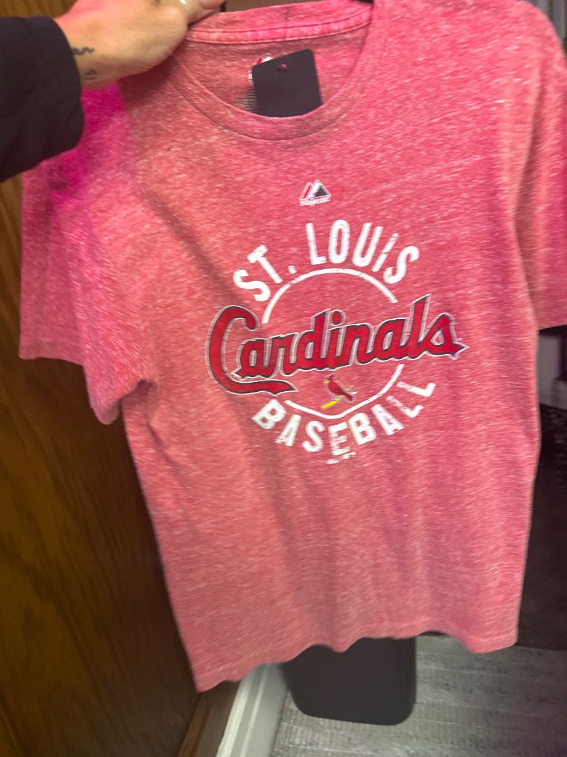 Red Cardinals Women-Tops, Small