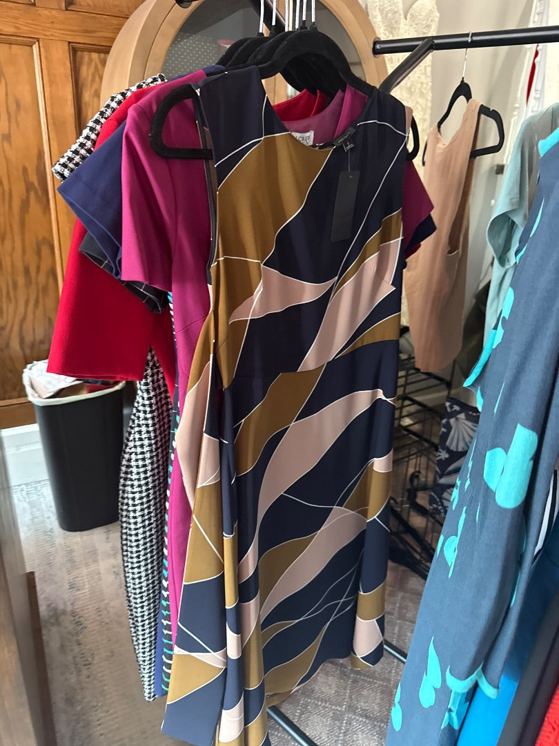 Tan/Brown/Navy Ann Taylor Women-Dresses/Rompers, 2