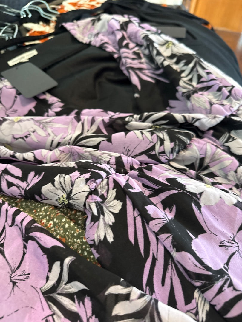 Black/Purple Charlotte Russe Women-Dresses/Rompers, XS