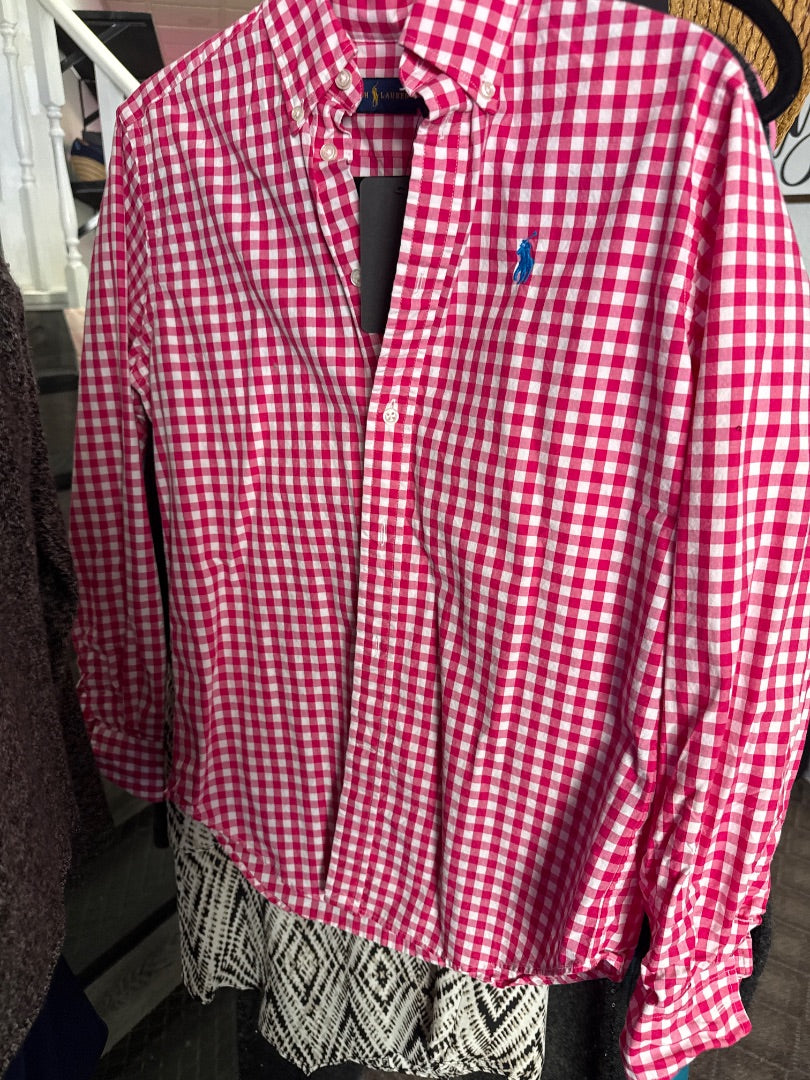 Pink Polo Women-Tops, Small