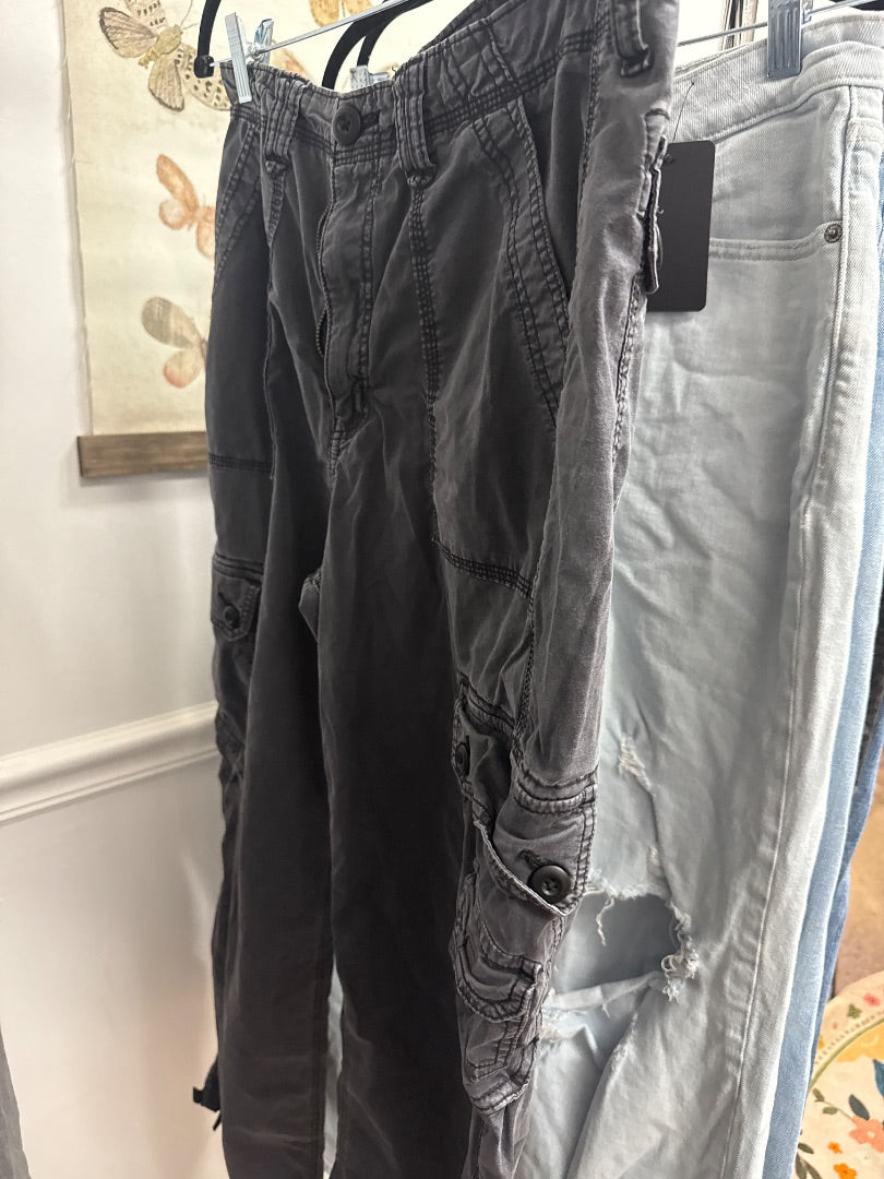 Grey American Eagle Women-Bottoms, 12