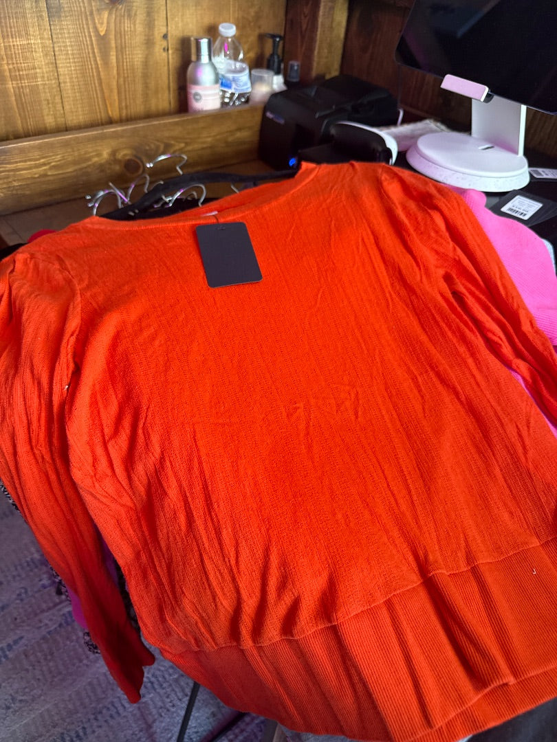 Orange Old Navy Women-Tops, Medium