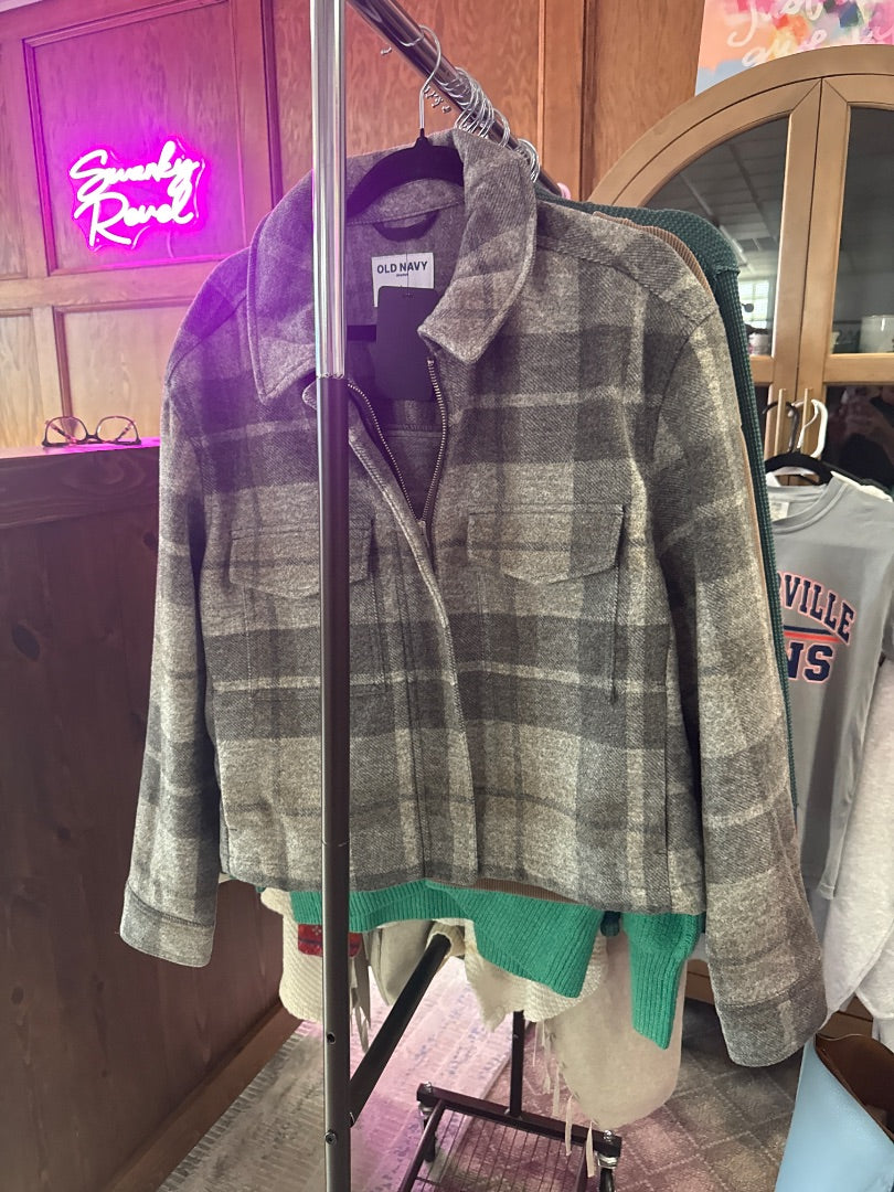Gray Old Navy Women-Outerwear, Large