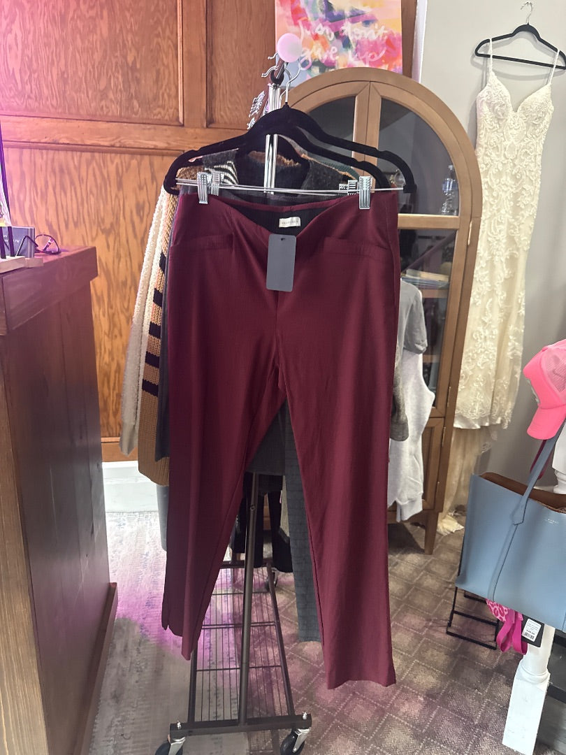 Maroon Van Husen Women-Bottoms, 6