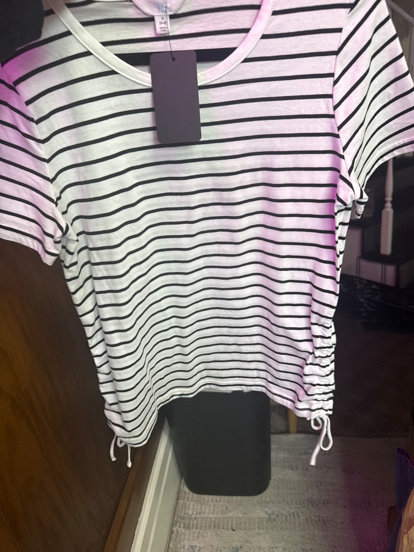 Black/White Time and Tru Women-Tops, Small