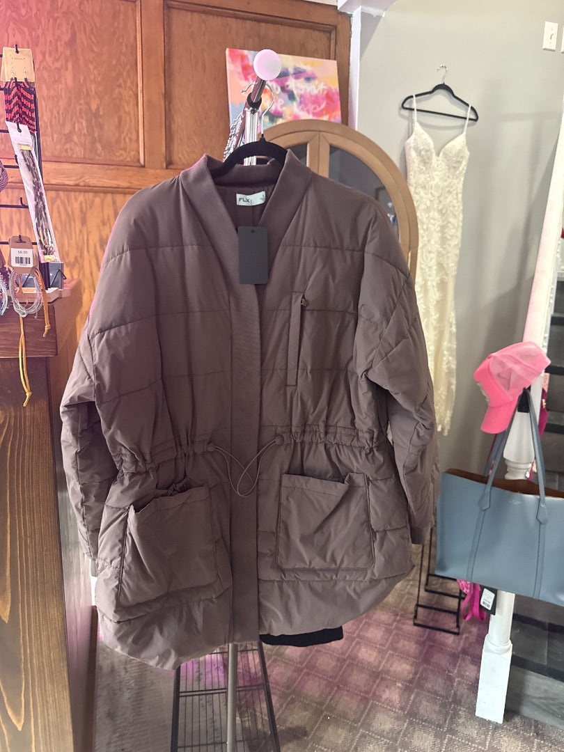 Brown FLX Women-Outerwear, Large