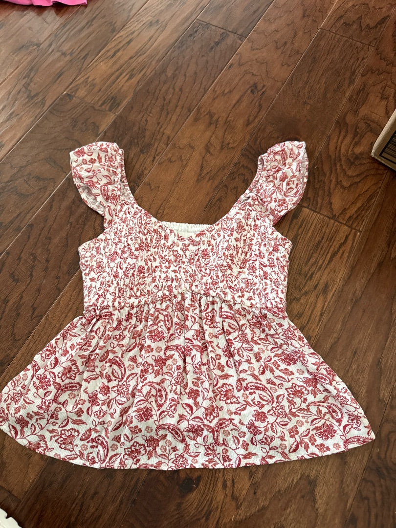 Red/White Hollister Women-Tops, Medium