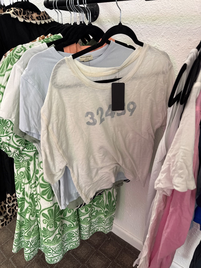 White Retro Brand Women-Tops, XS